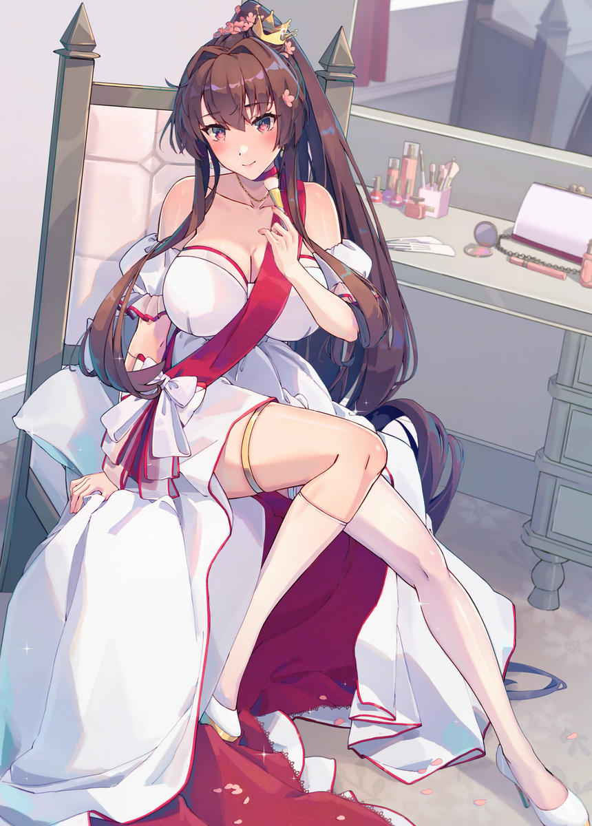 This is a pixiv picture whose title is 大和進水日🌸.