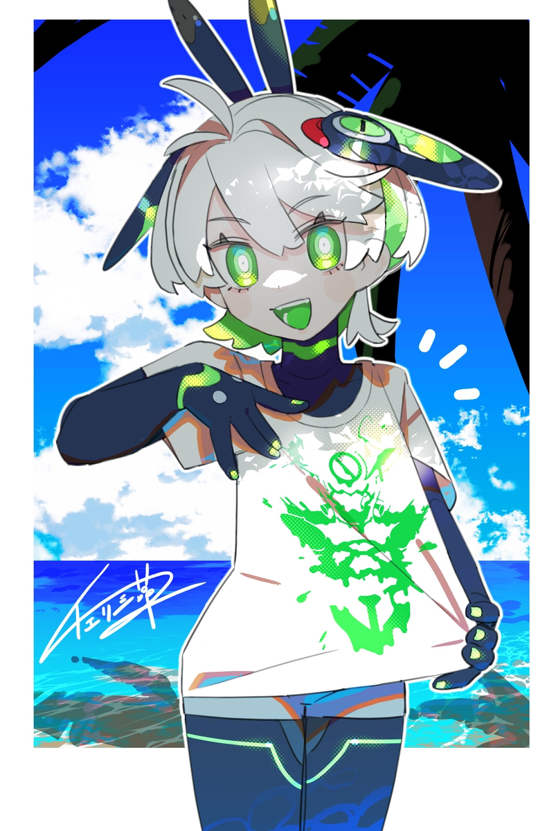 This is a pixiv picture whose title is 👚.