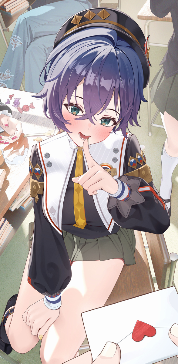 This is a pixiv picture whose title is モテモテリンちゃん.