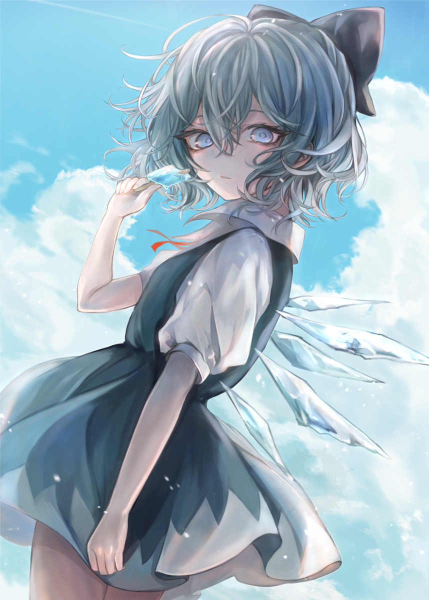 This is a pixiv picture whose title is 夏チルノ.