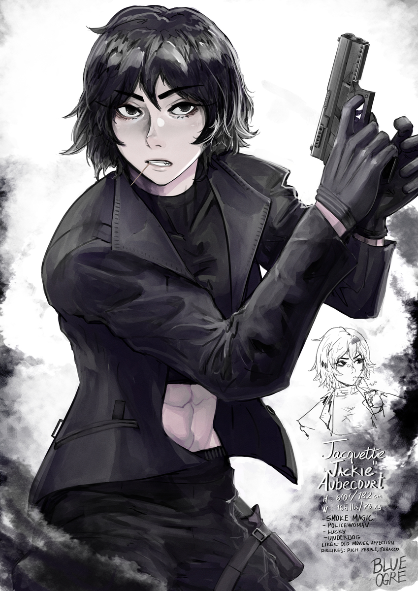 This is a pixiv picture whose title is Jacquette "Jackie" Aubecourt.