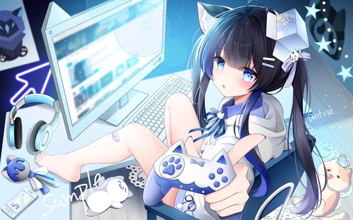 This is a pixiv picture whose title is ♥.