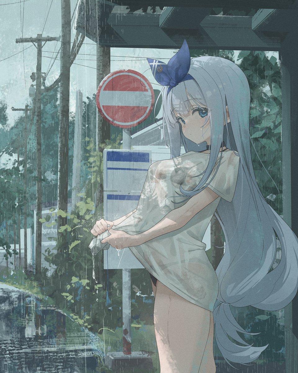 This is a pixiv picture whose title is Nikke Anchor(アンカー).