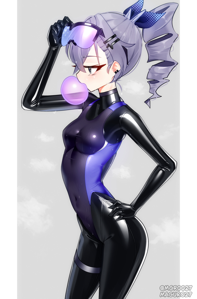 This is a pixiv picture whose title is 銀狼.