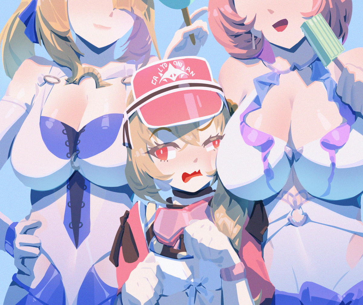 This is a pixiv picture whose title is 目不暇接.