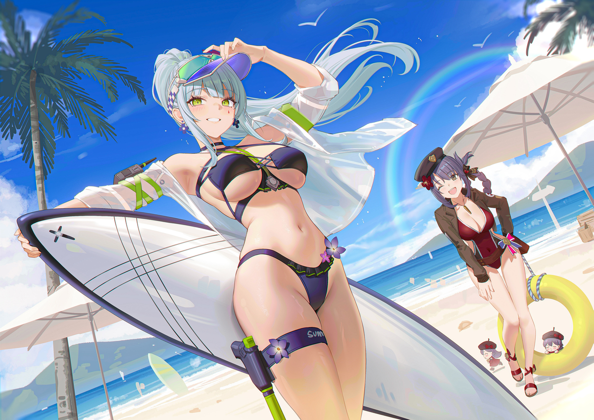 This is a pixiv picture whose title is Summer Time.