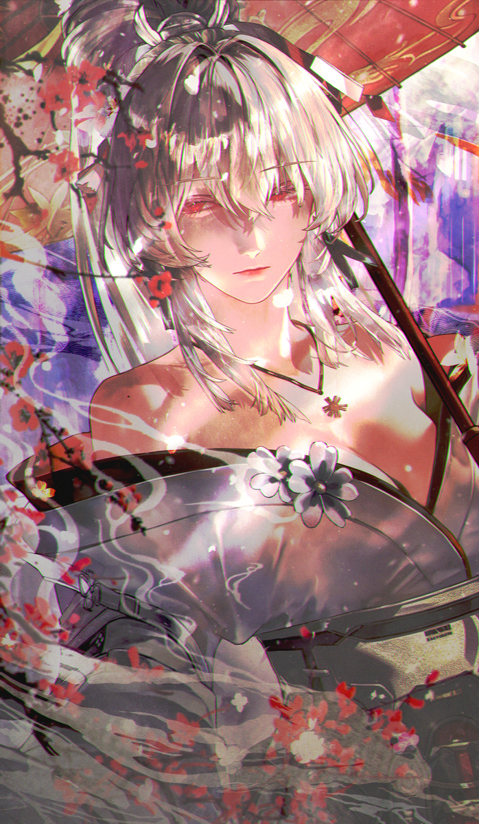 This is a pixiv picture whose title is 绯雪.