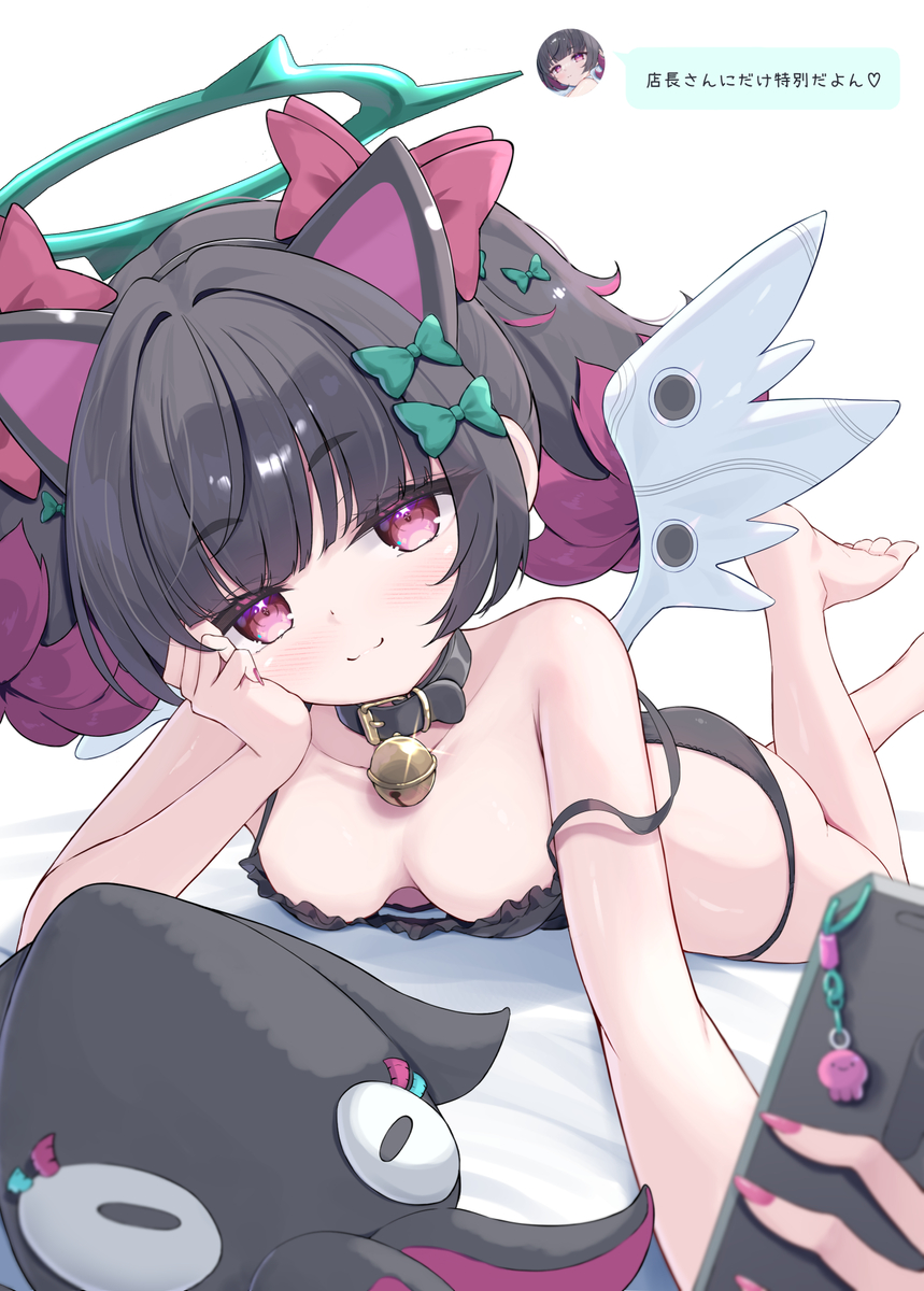 This is a pixiv picture whose title is プロキシにだけ秘密の自撮りを送ってくれる南宮羽ちゃん概念….