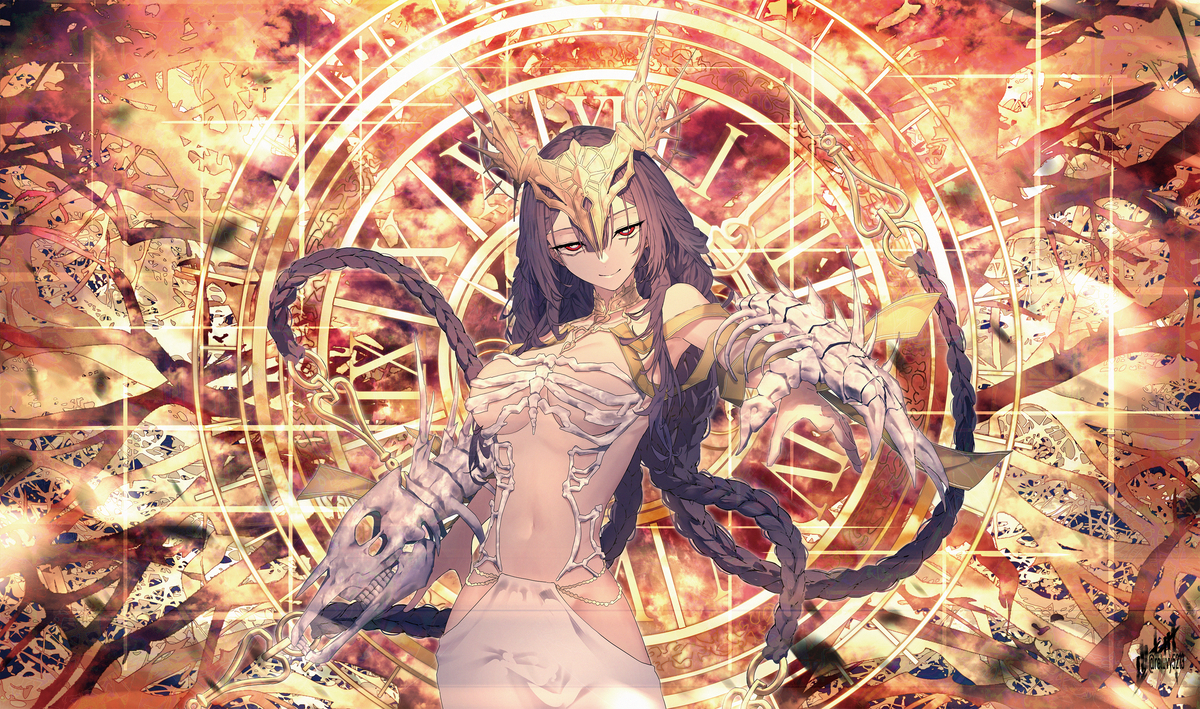 This is a pixiv picture whose title is 旧き過去を紡ぐ糸.