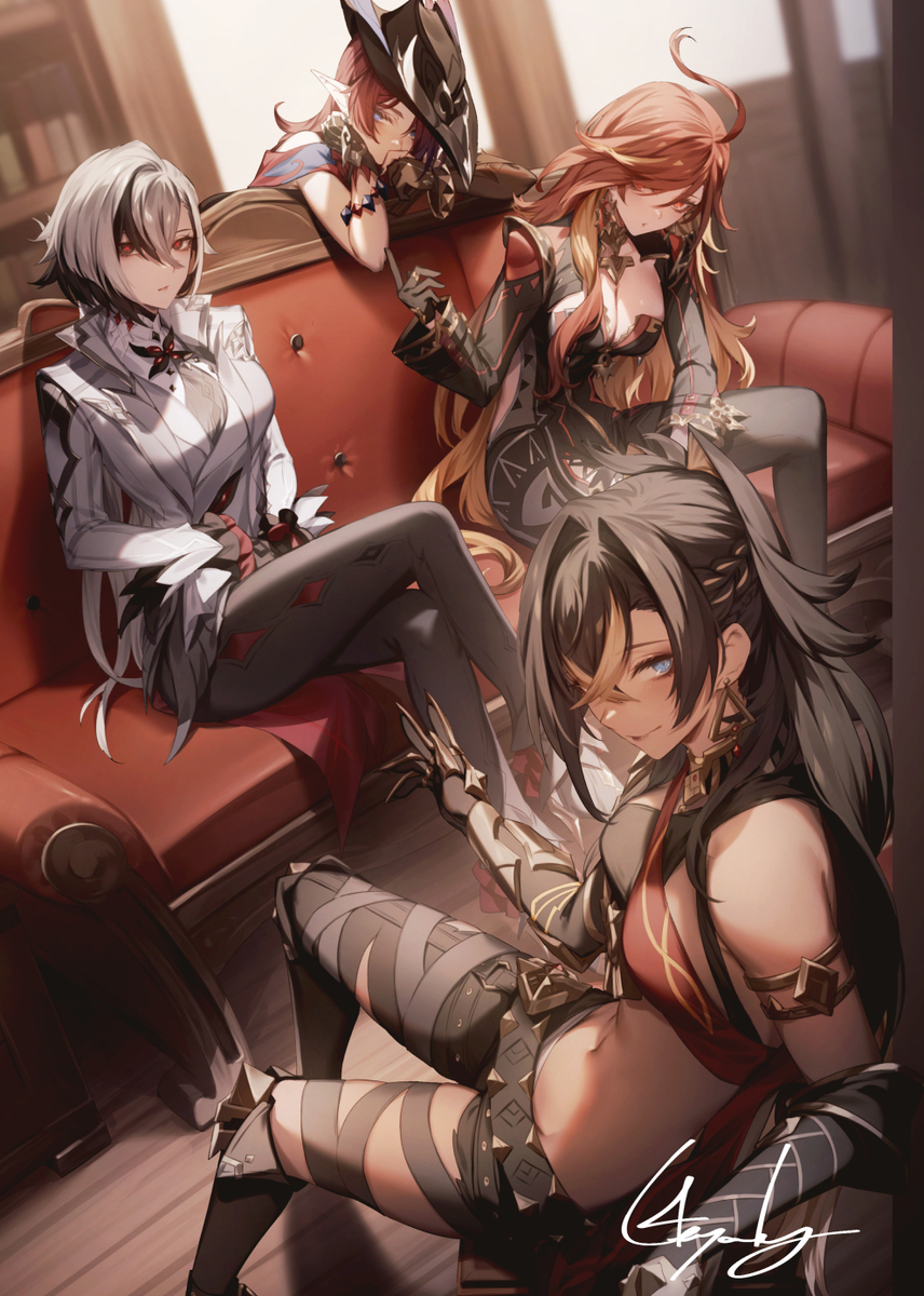 This is a pixiv picture whose title is 姐.