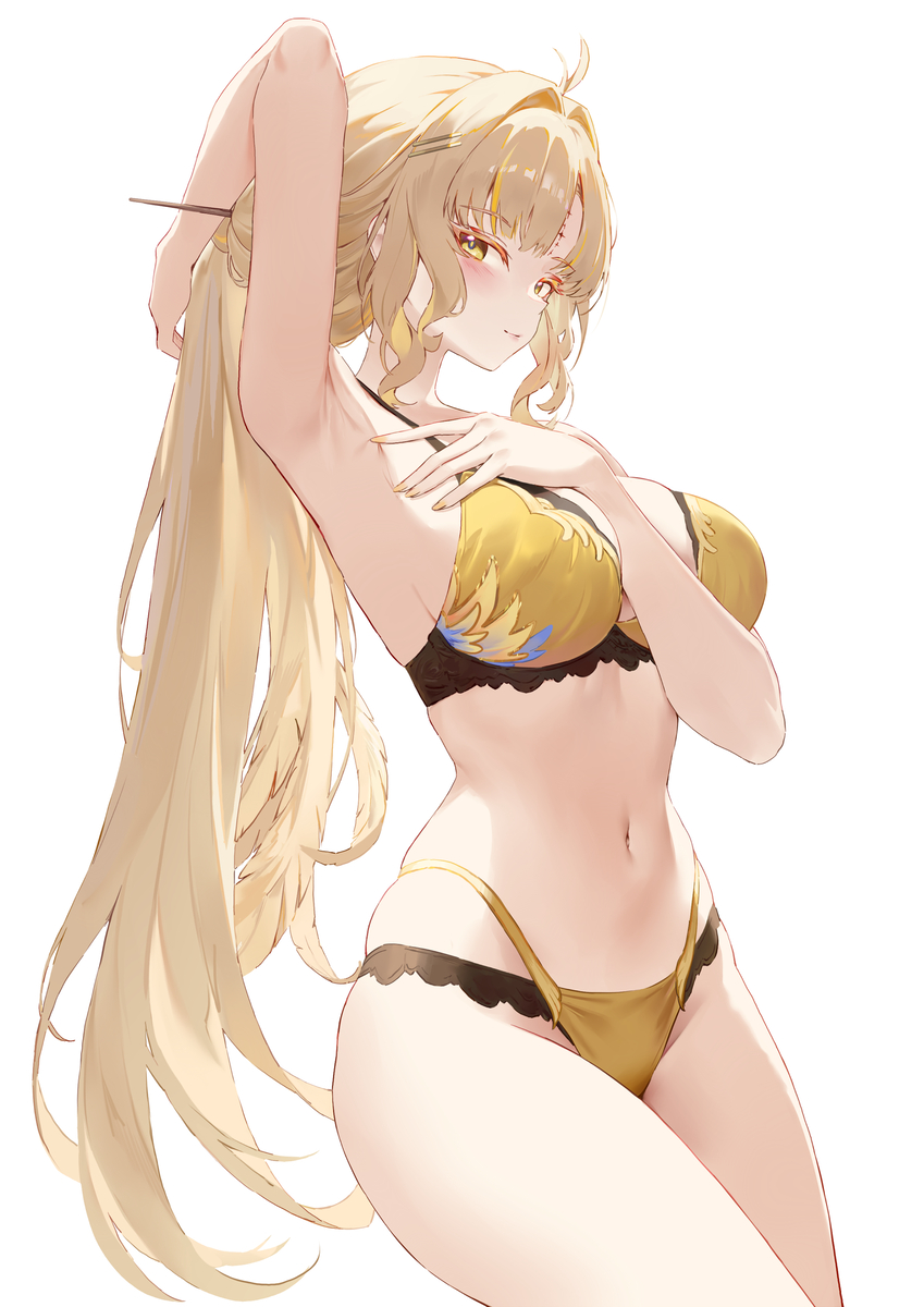 This is a pixiv picture whose title is 穗穗.