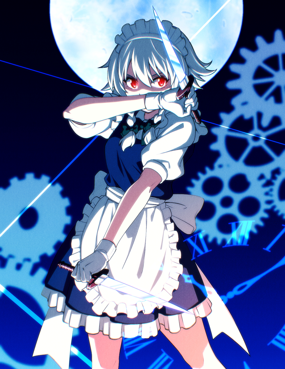 This is a pixiv picture whose title is 完全で瀟洒な従者.