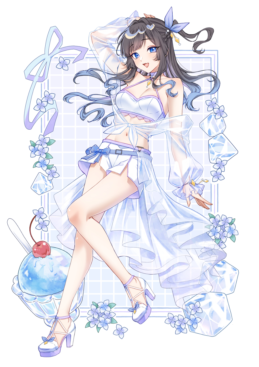 This is a pixiv picture whose title is 冰🍨🧊.