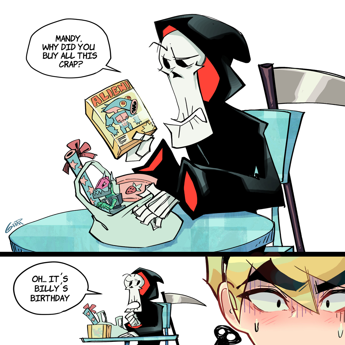 This is a pixiv picture whose title is Mandy's Shopping....