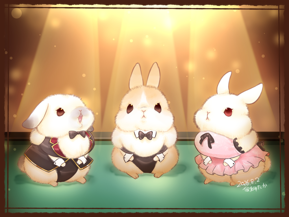 This is a pixiv picture whose title is 今年のバニー.