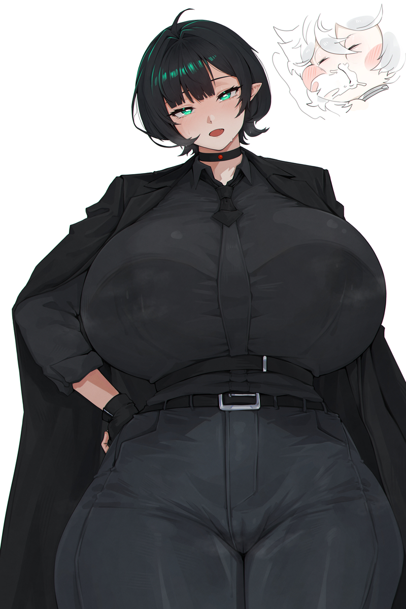 This is a pixiv picture whose title is MUTE.