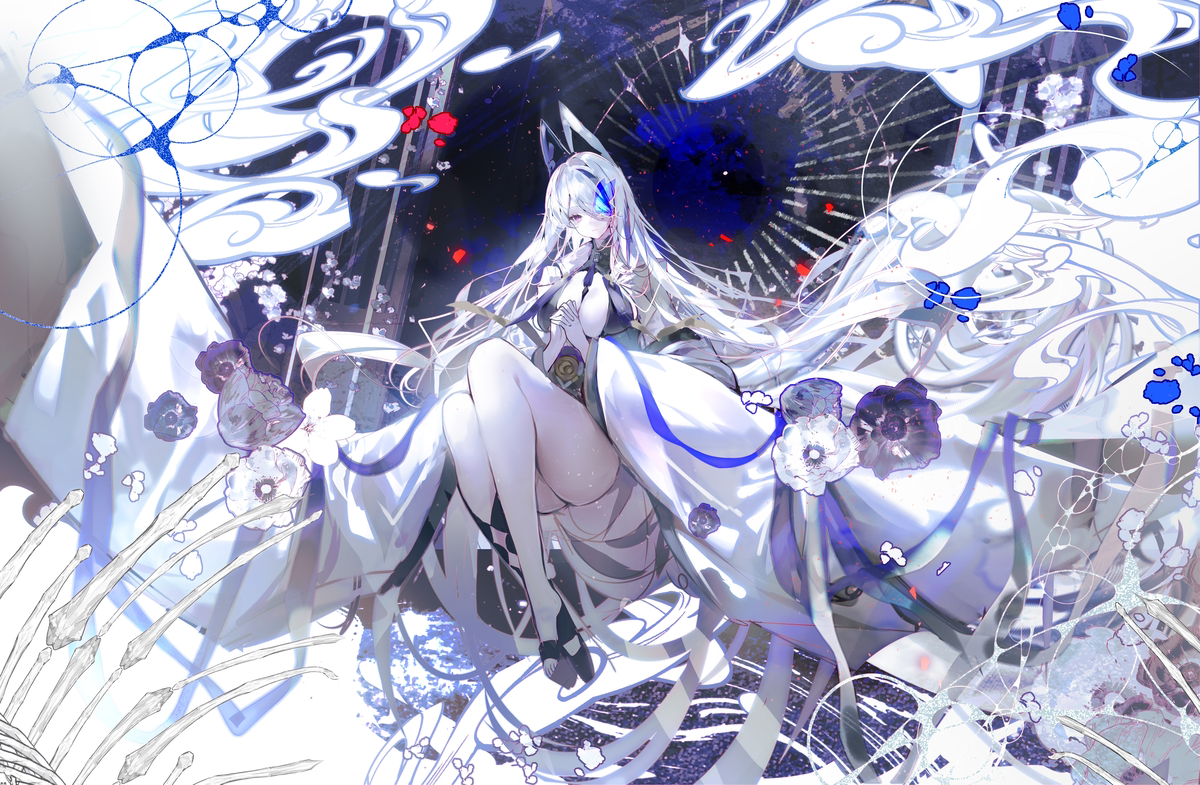 This is a pixiv picture whose title is 云仙.