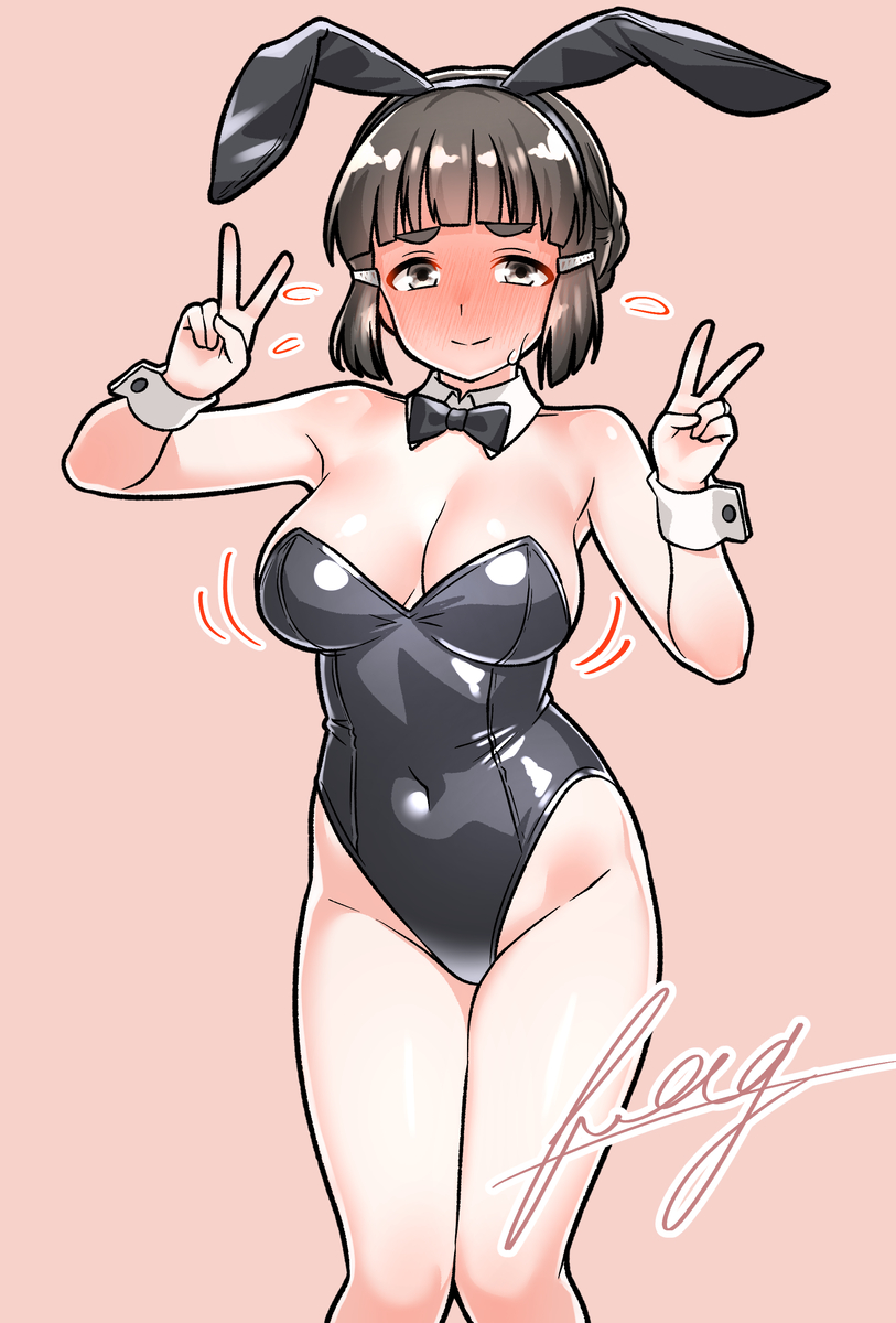 This is a pixiv picture whose title is バニーの日妙高さん.