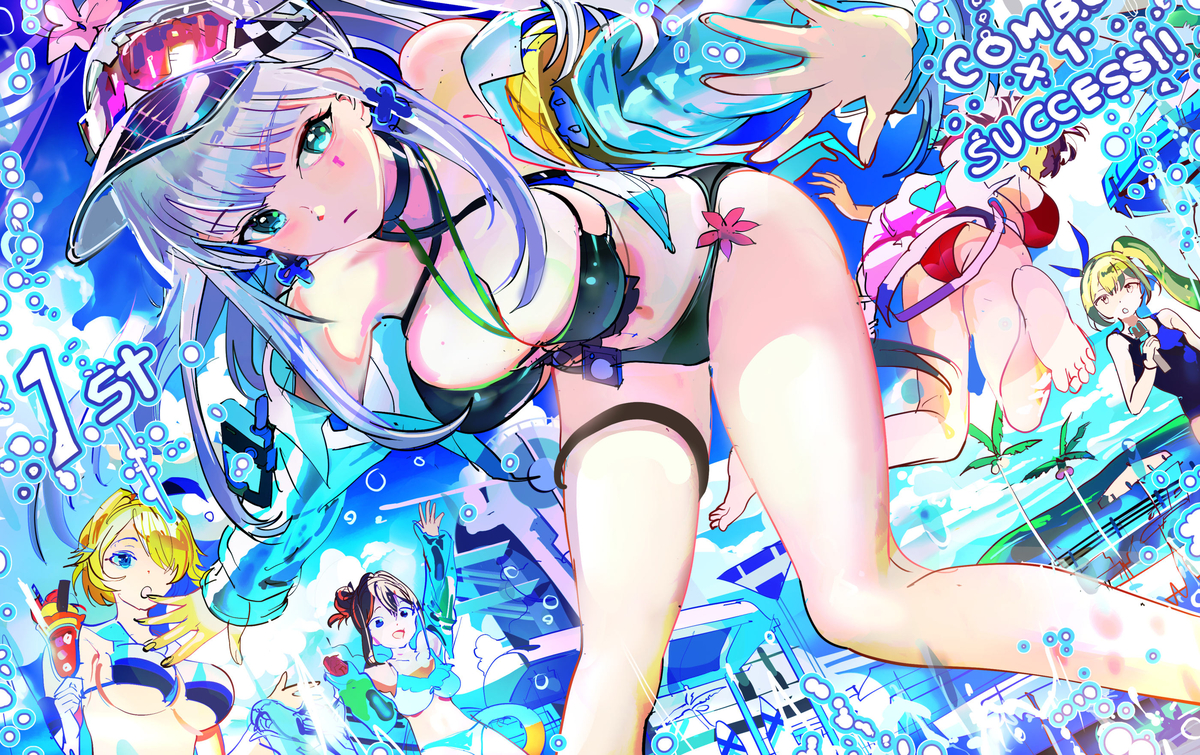 This is a pixiv picture whose title is 尻王決定戦.