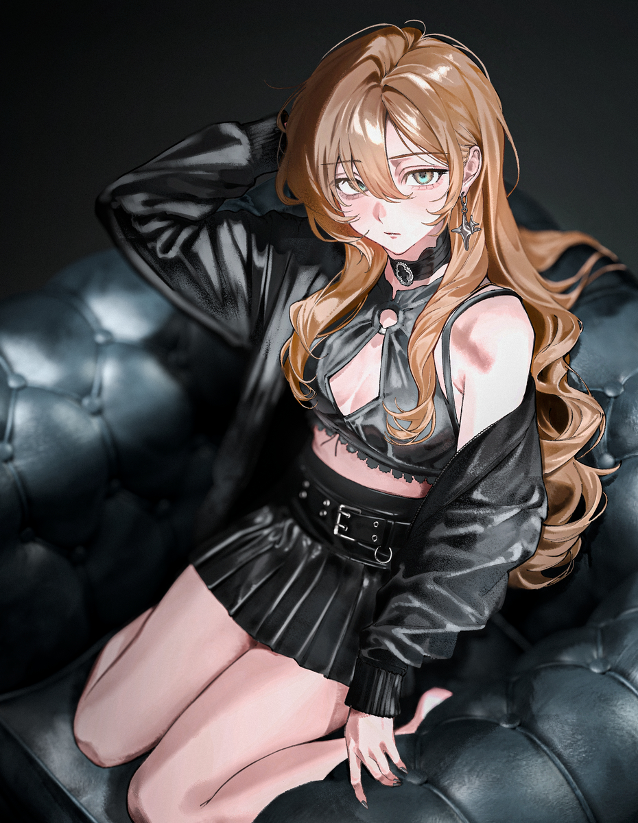 This is a pixiv picture whose title is AMBER NOIR.