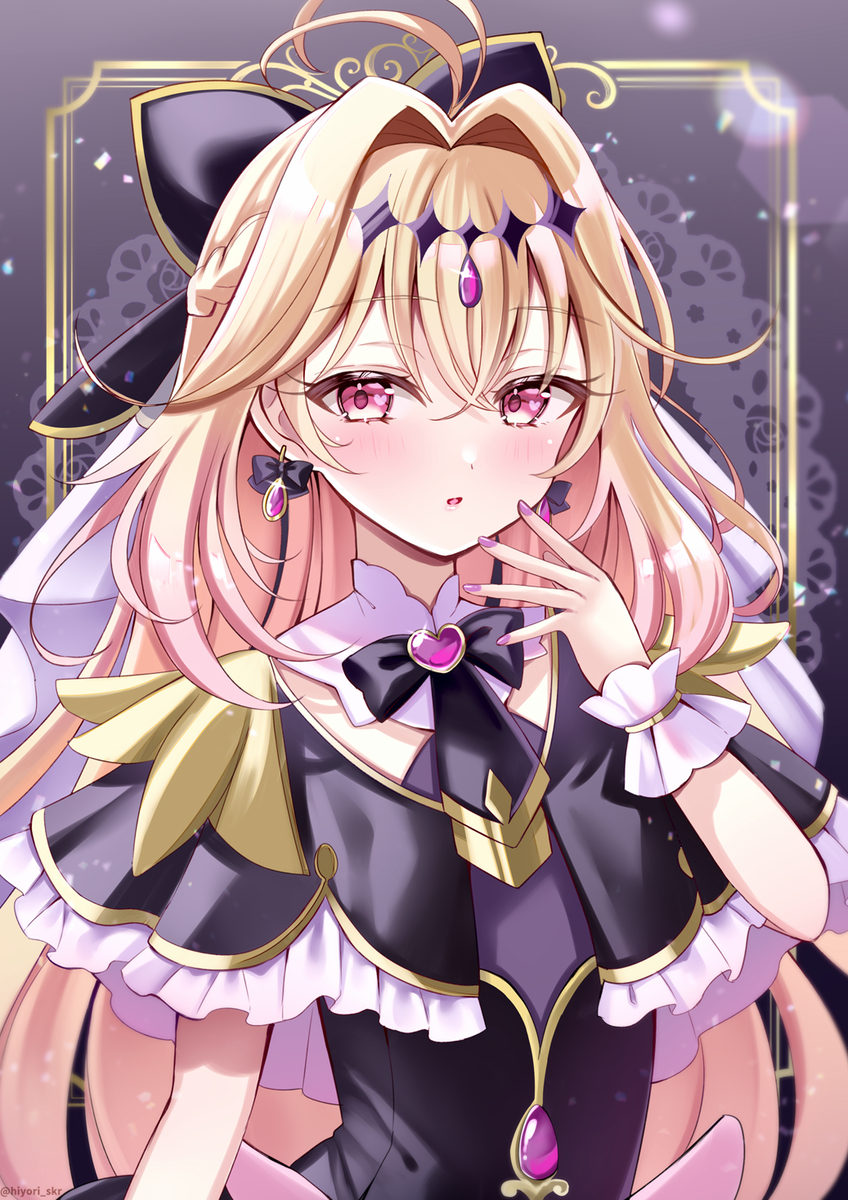 This is a pixiv picture whose title is キュアアルカナ・シャドウ🖤*ﾟ.