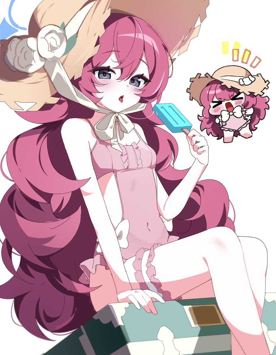 This is a pixiv picture whose title is イロハ.