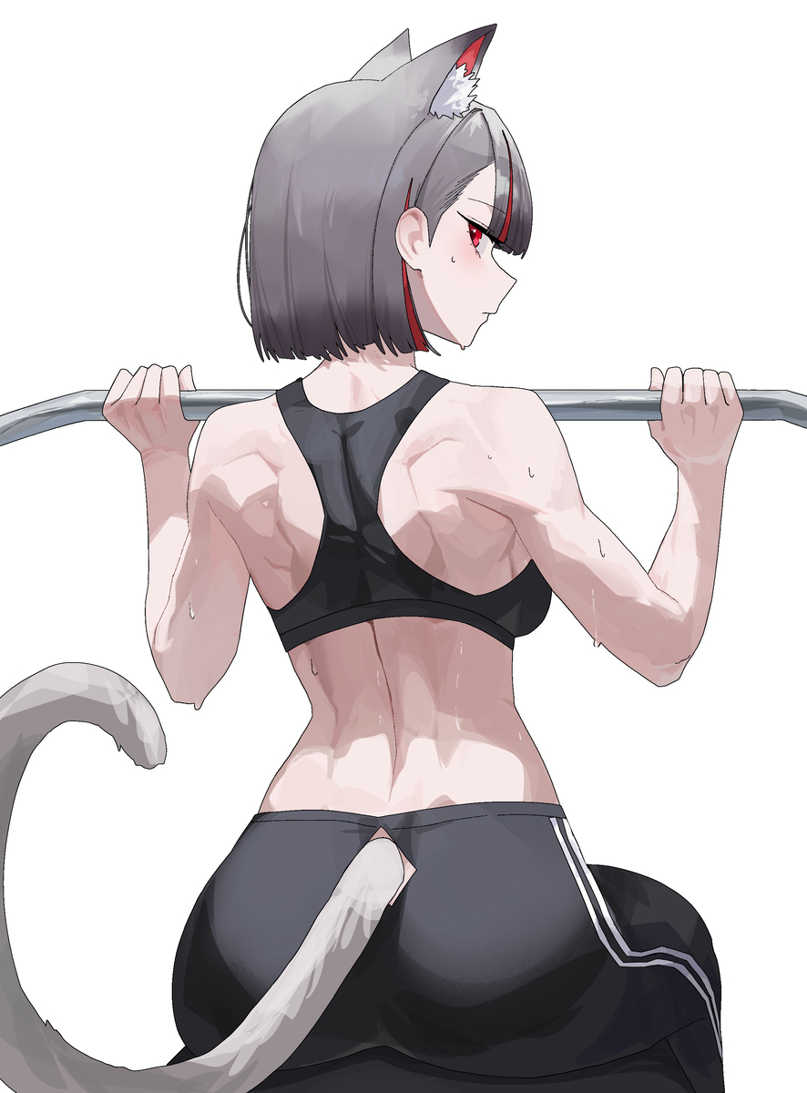 This is a pixiv picture whose title is 💪💪.