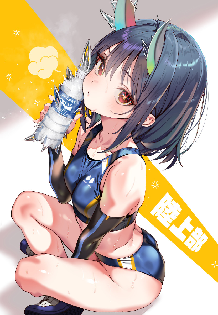 This is a pixiv picture whose title is 陸上部ルリたそ.