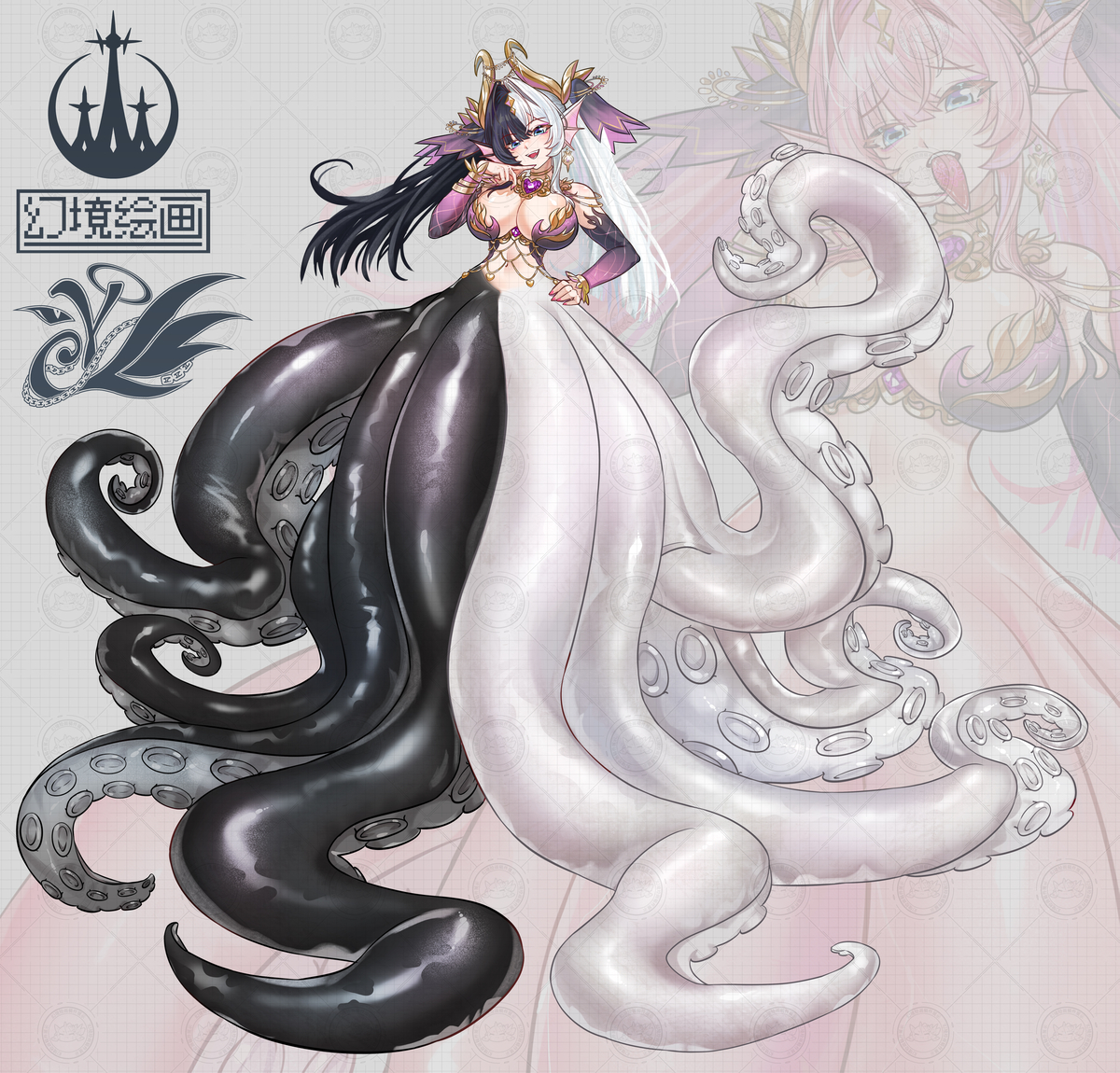 This is a pixiv picture whose title is 双马尾斯库拉~.