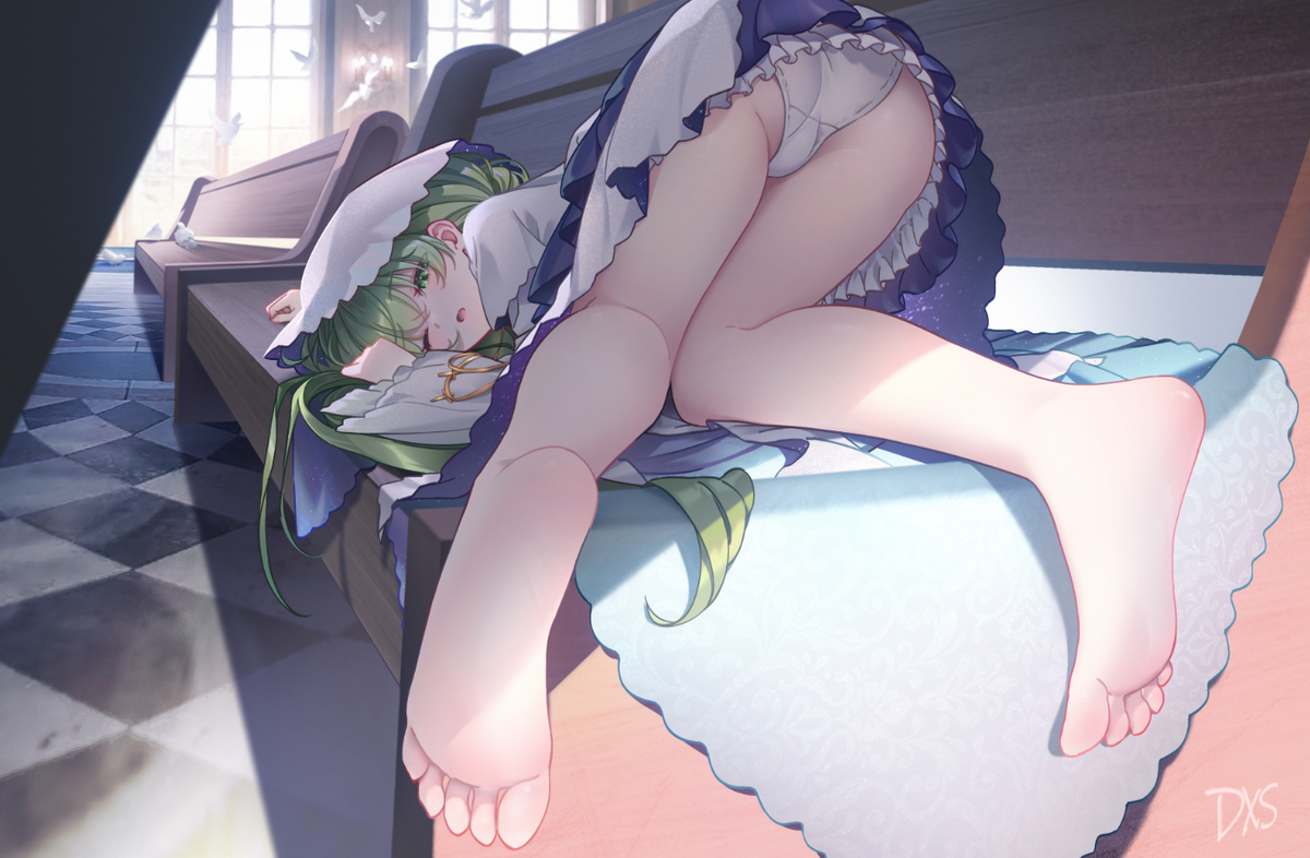 This is a pixiv picture whose title is 聖女様、本当に可愛い！！.