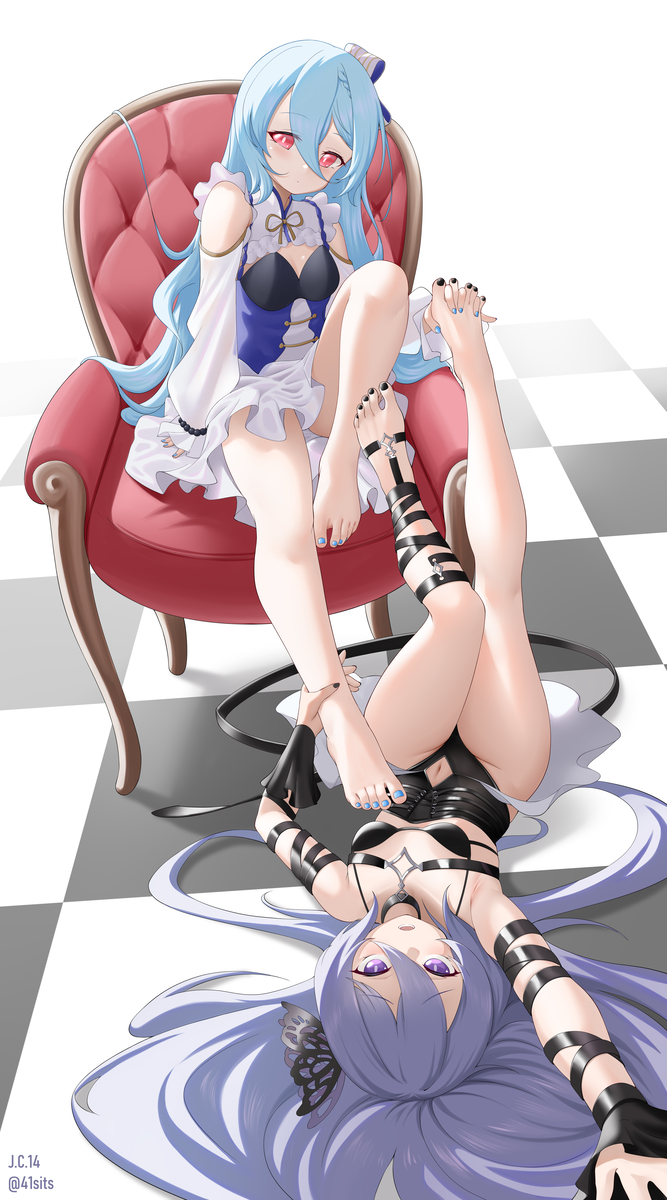 This is a pixiv picture whose title is 䓅亞.
