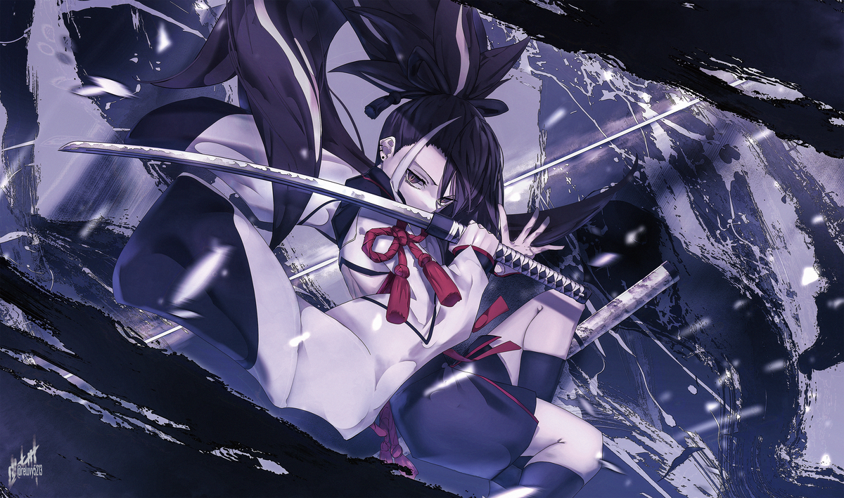 This is a pixiv picture whose title is 人斬り彦斎.