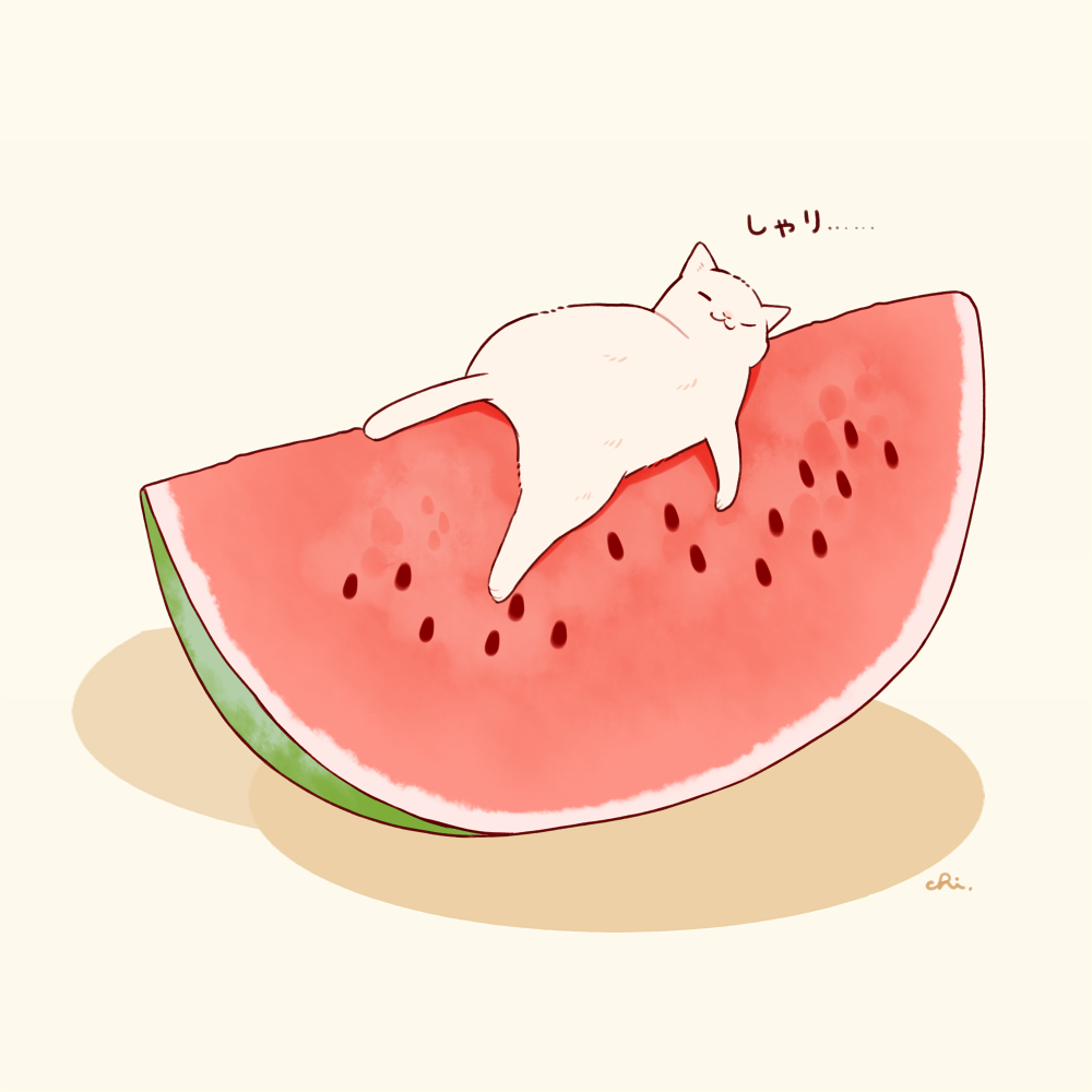This is a pixiv picture whose title is スイカ.