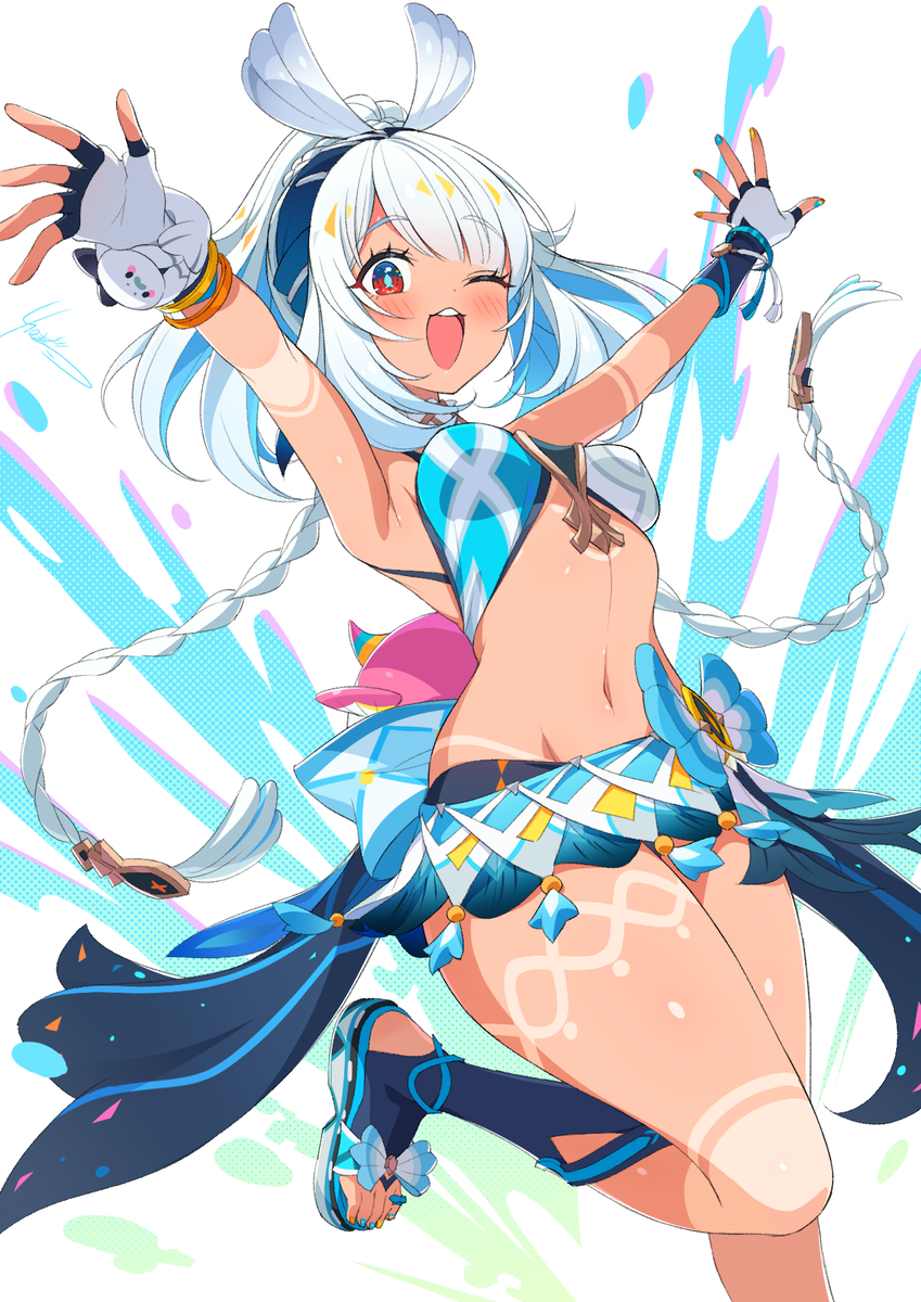 This is a pixiv picture whose title is むあらにたん.