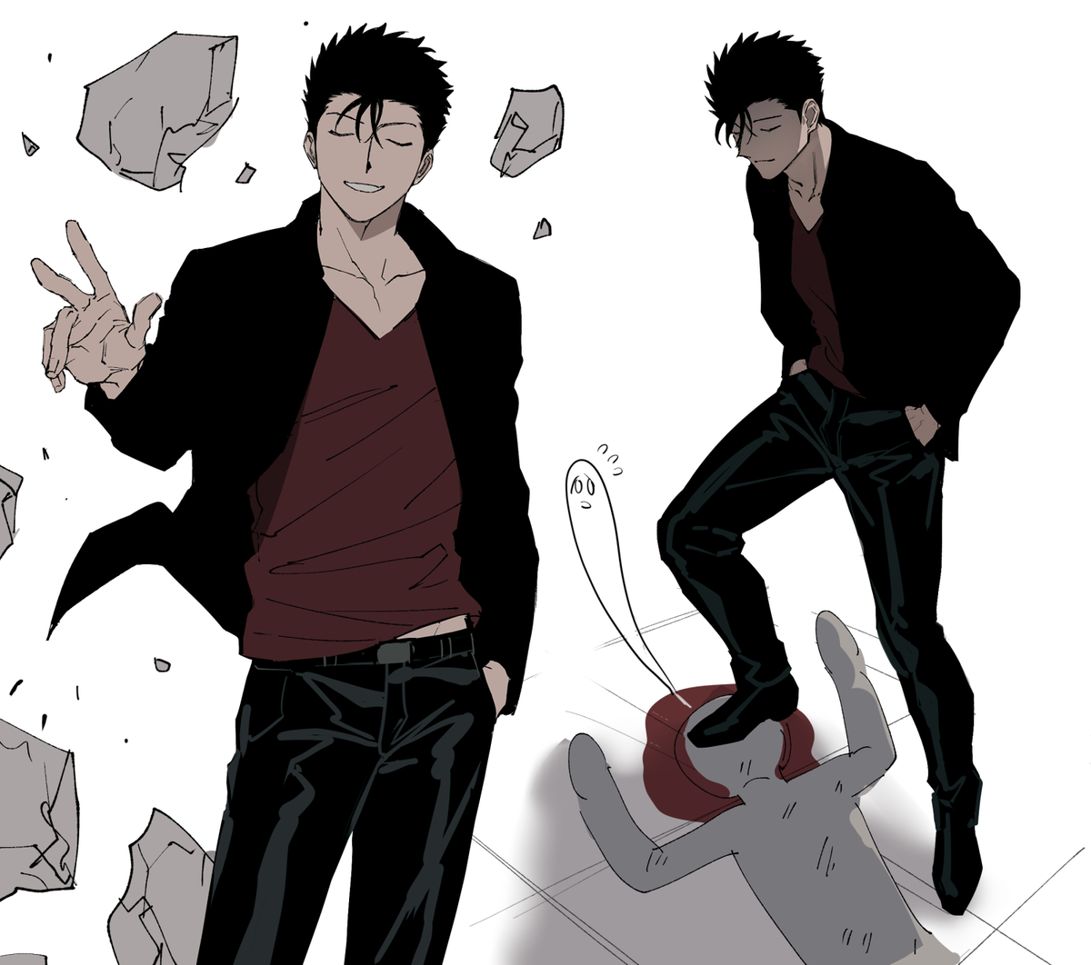 This is a pixiv picture whose title is モサ.