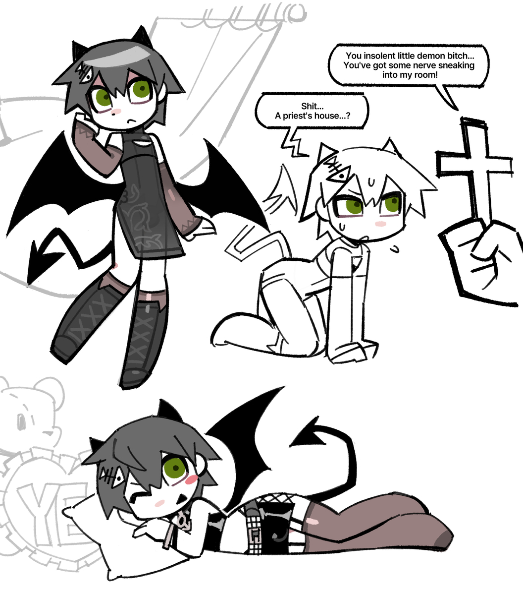 This is a pixiv picture whose title is Succubus Jade.