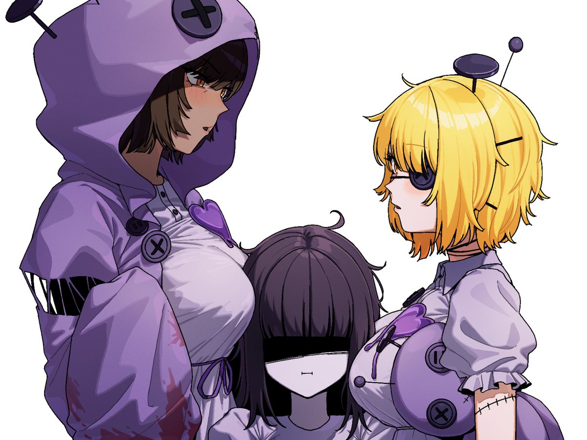 This is a pixiv picture whose title is ✂️✂️✂️.