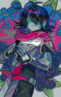 This is a pixiv picture whose title is deltarune もとめ.