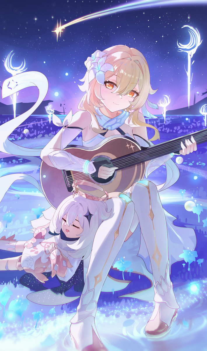 This is a pixiv picture whose title is DAY100 荧.