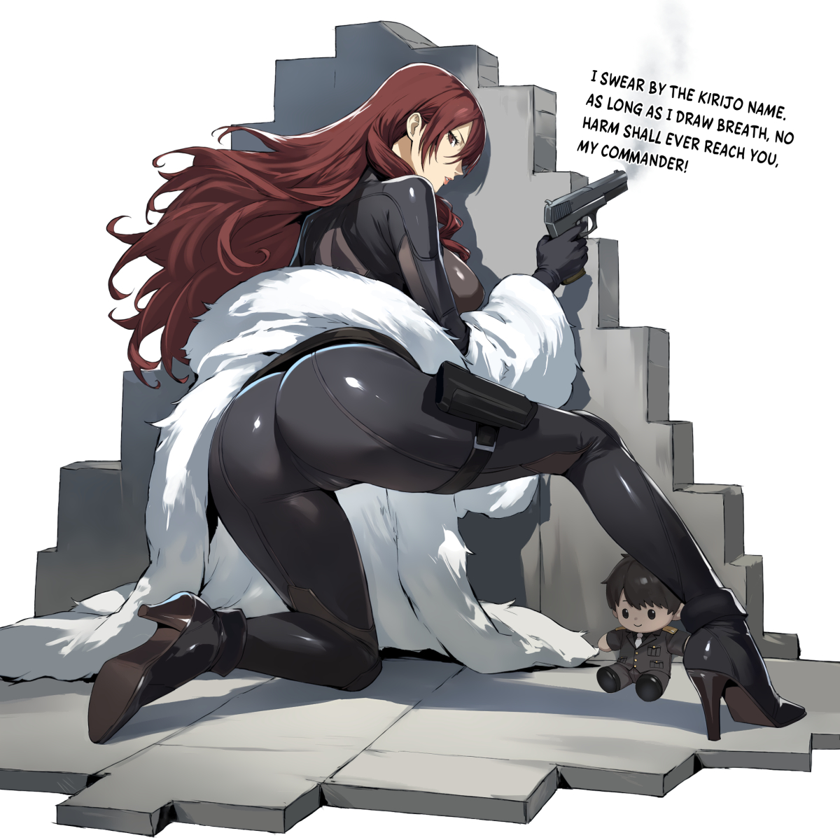 This is a pixiv picture whose title is Nikke x Persona.