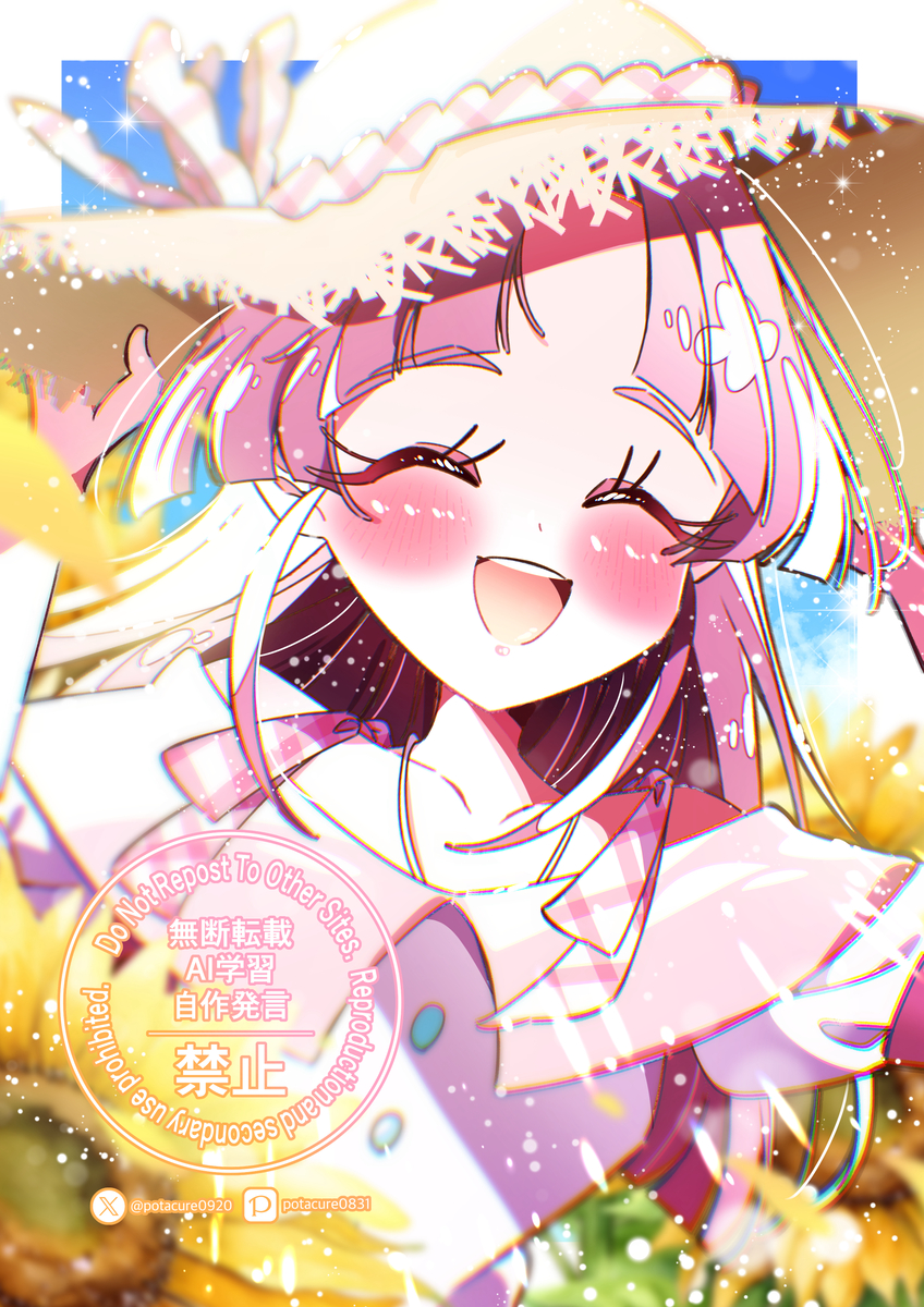 This is a pixiv picture whose title is 夏空フォトグラフなみくるちゃん.