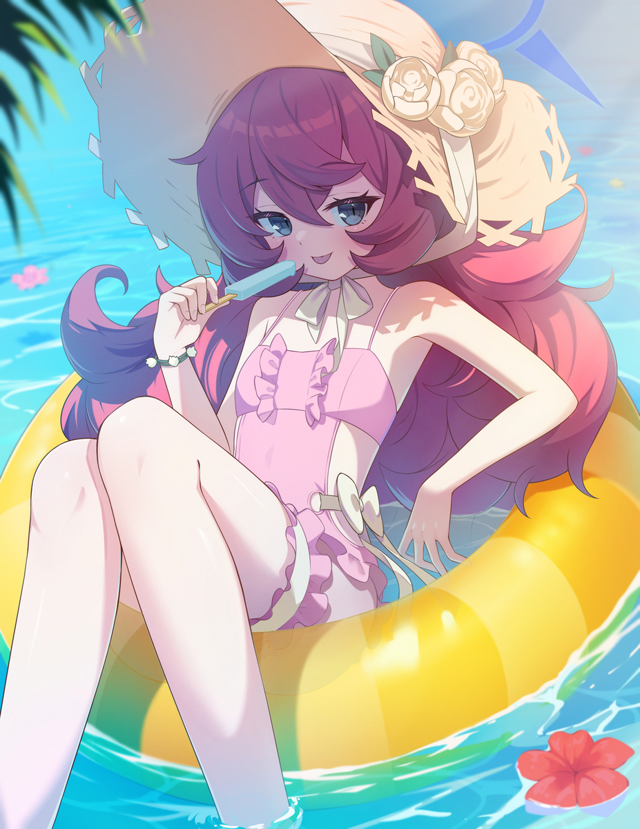 This is a pixiv picture whose title is 水着イロハ.