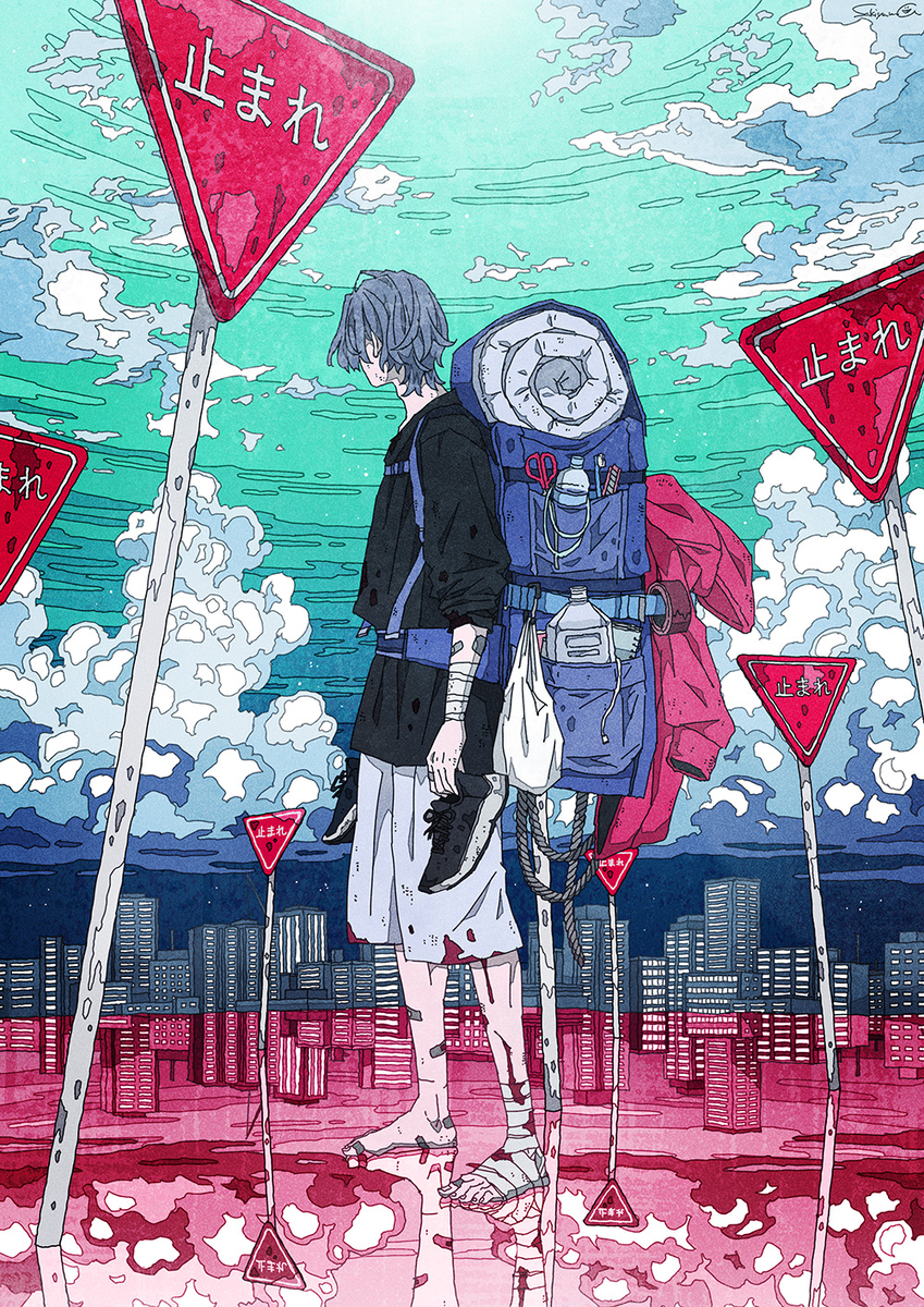 This is a pixiv picture whose title is 別の道があったのかな.