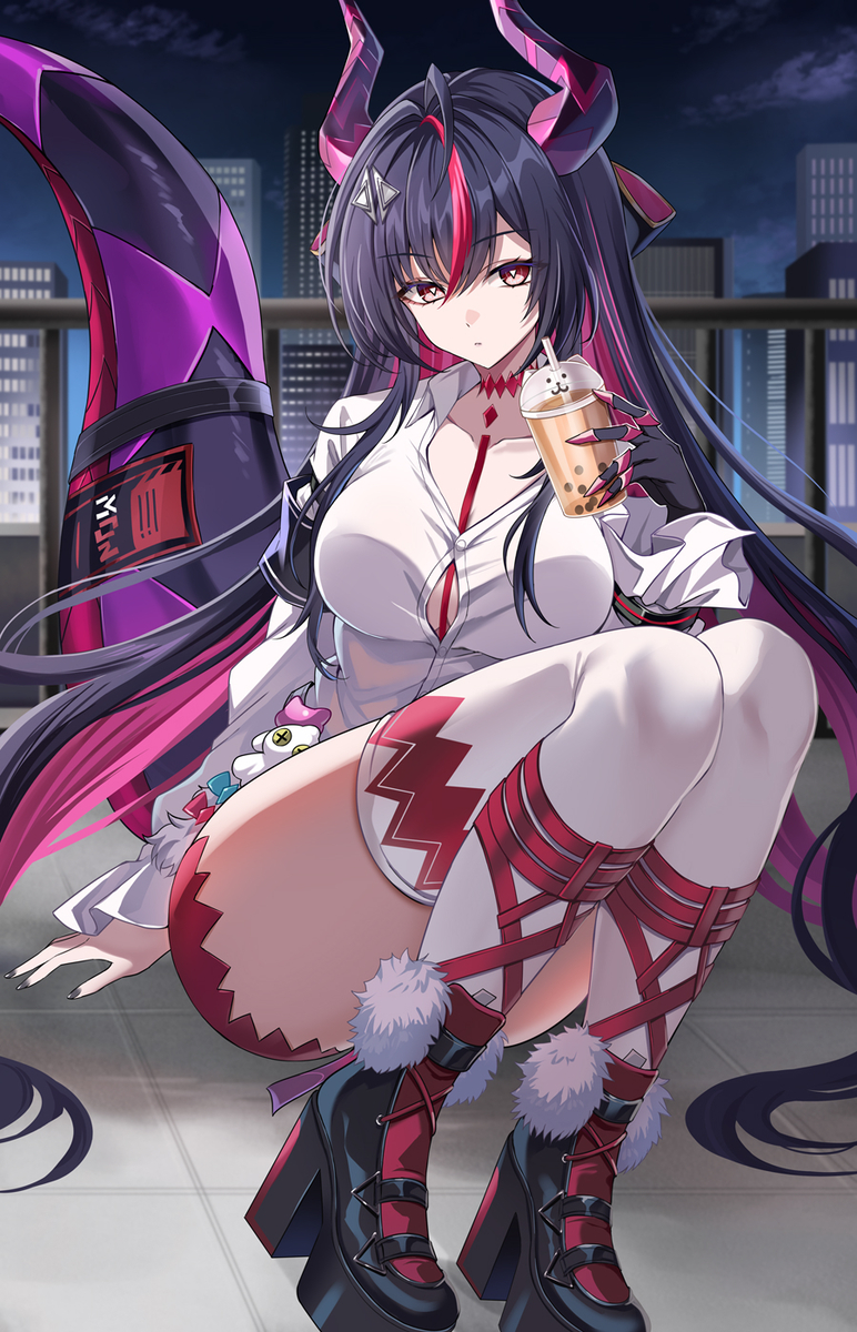 This is a pixiv picture whose title is 真紅.