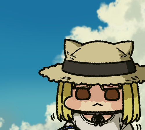 This is a pixiv picture whose title is ヤクねこ.