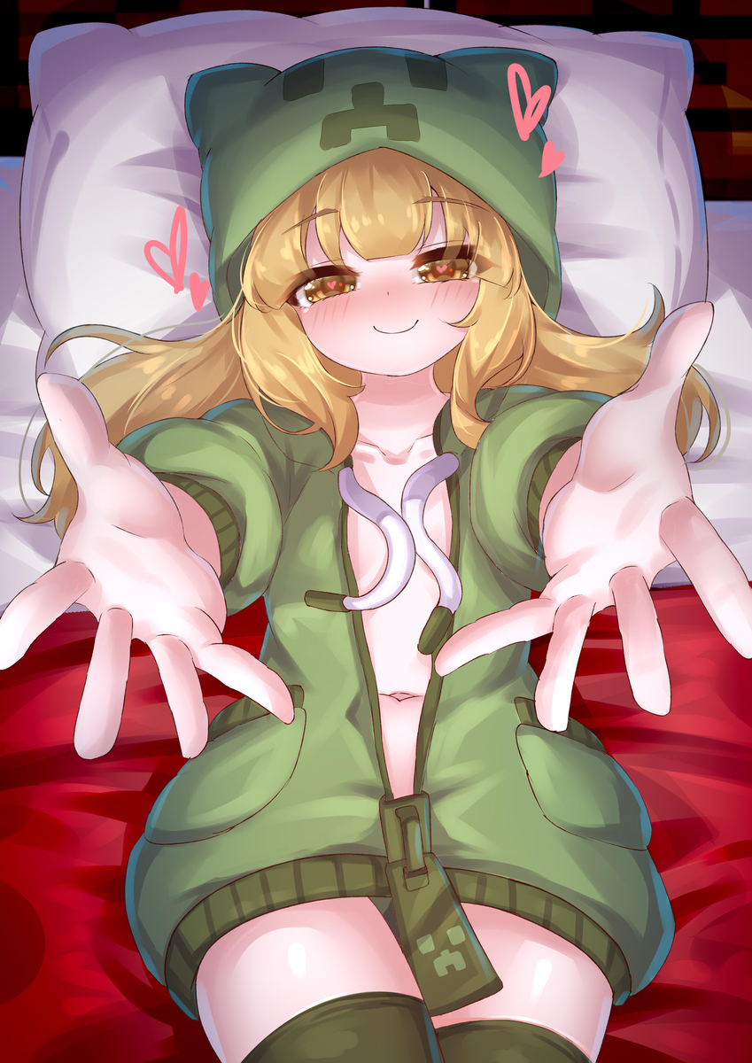 This is a pixiv picture whose title is クリーパー.