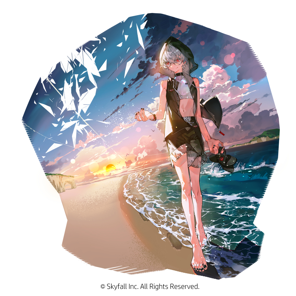 This is a pixiv picture whose title is 夏2026-ベリル・メイザース.