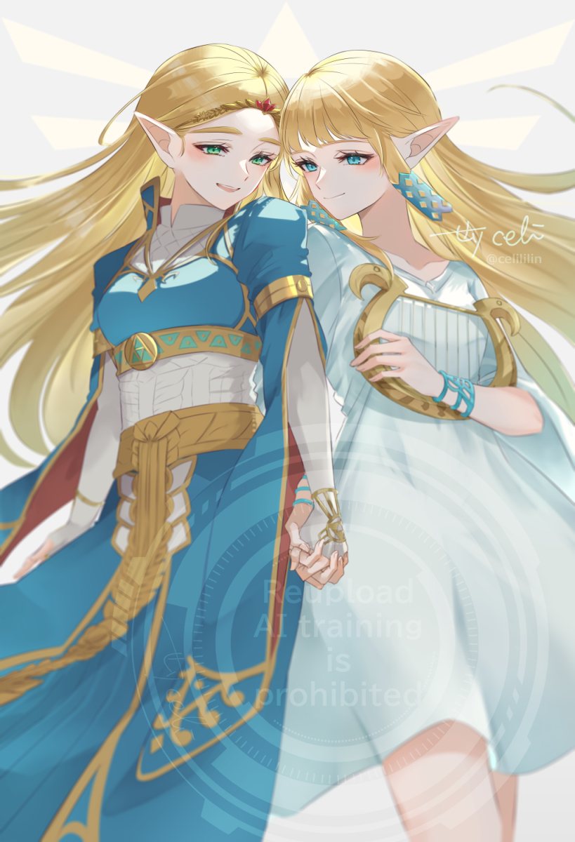 This is a pixiv picture whose title is ゼルダ姫つめあわせ.