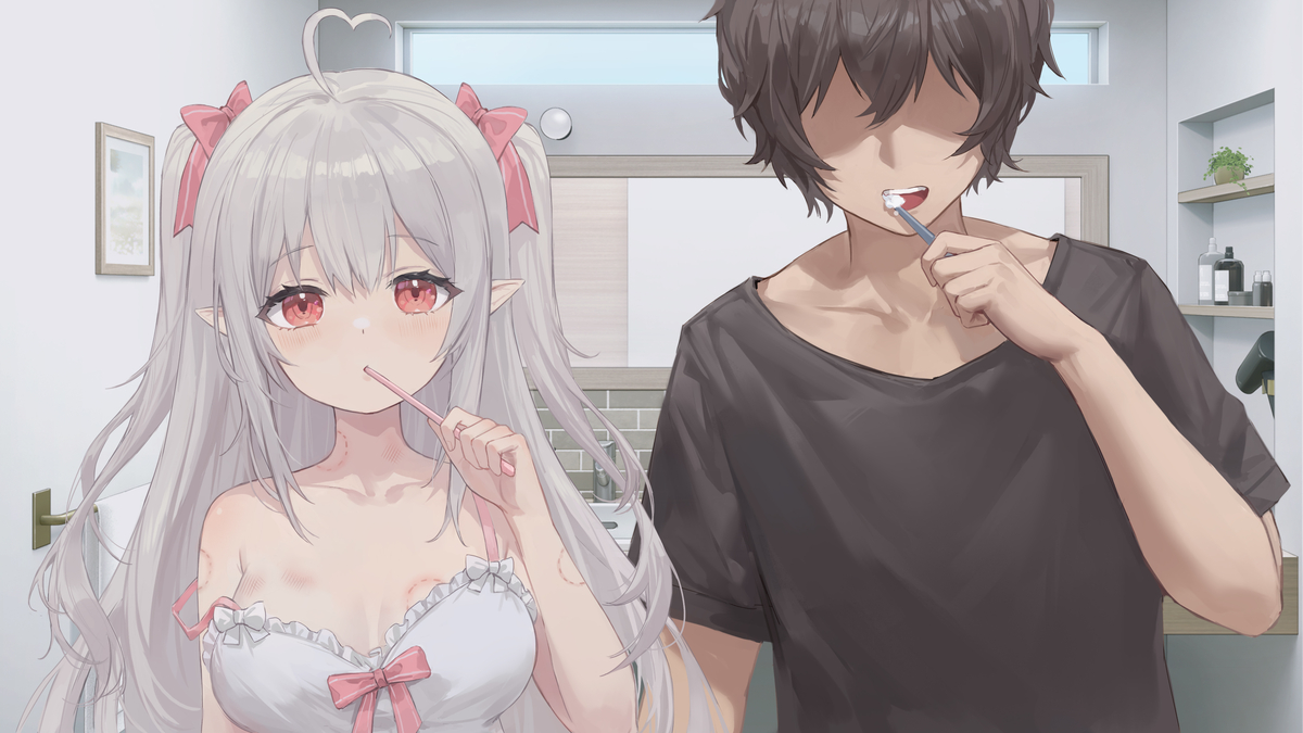 This is a pixiv picture whose title is 存在感薄い妹との簡単生活 Version1.2.