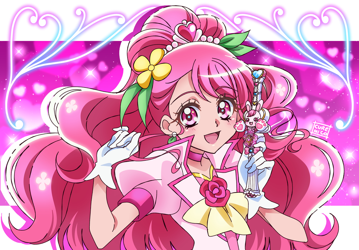 This is a pixiv picture whose title is キュアグレース.